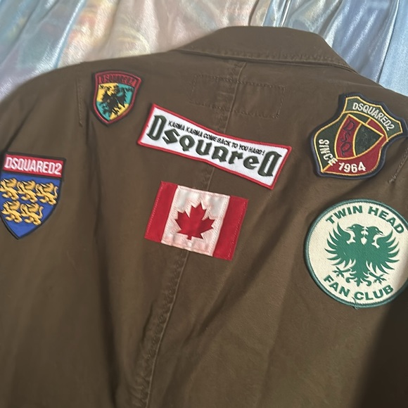 Brand New authentic Dsquared2 military patched Bob Marley jacket - Picture 12 of 17